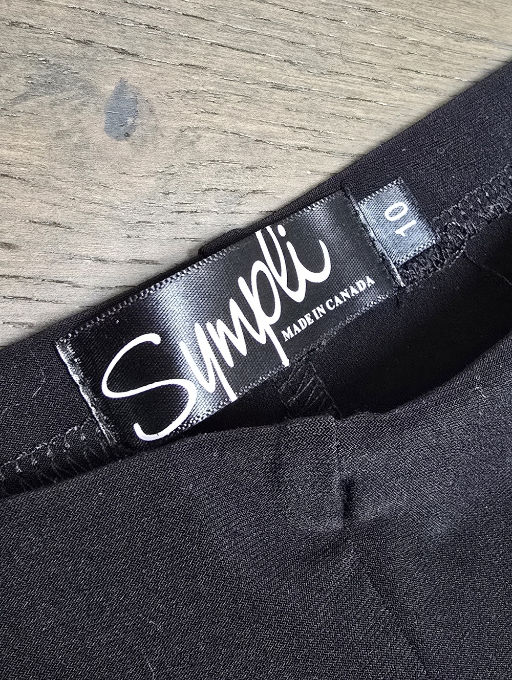 Sympli Narrow Pant Long High Rise Style 2748L in Black - Picture 7 of 8